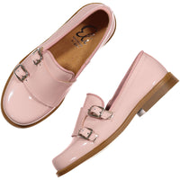 Papanatas Pink Double Buckle Loafer