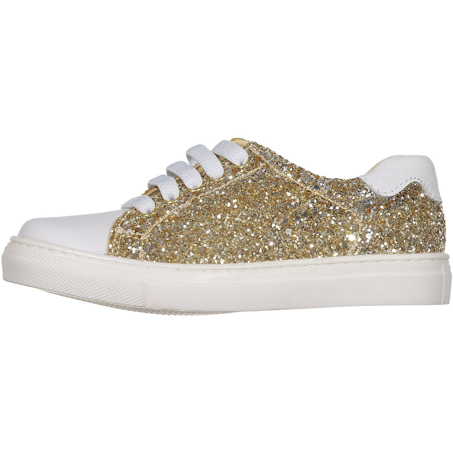 Papanatas Gold Glitter Sneaker