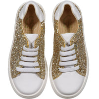 Papanatas Gold Glitter Sneaker