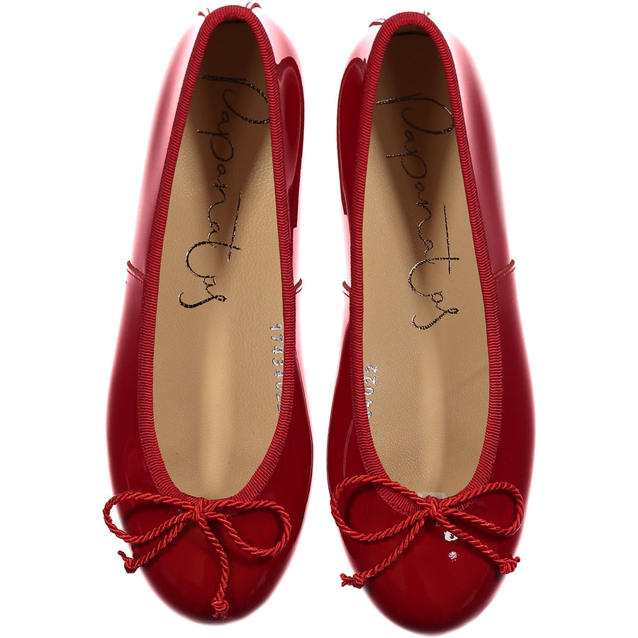 Papanatas Red Patent Ballet Flat