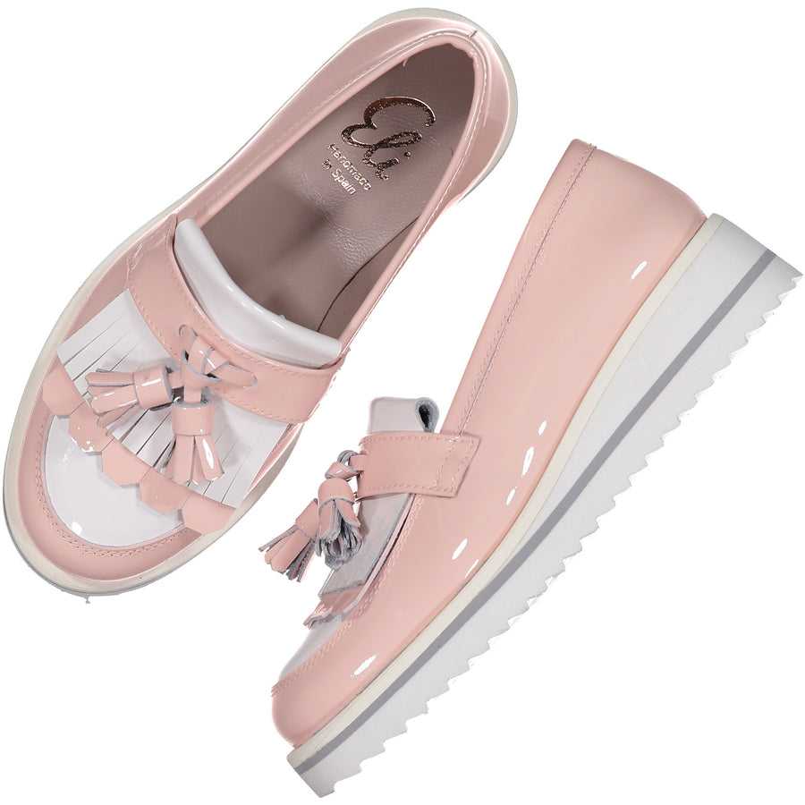 Papanatas Pink Patent Loafer Sneaker
