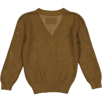aymara Mercerise Ginger Knit Cardigan