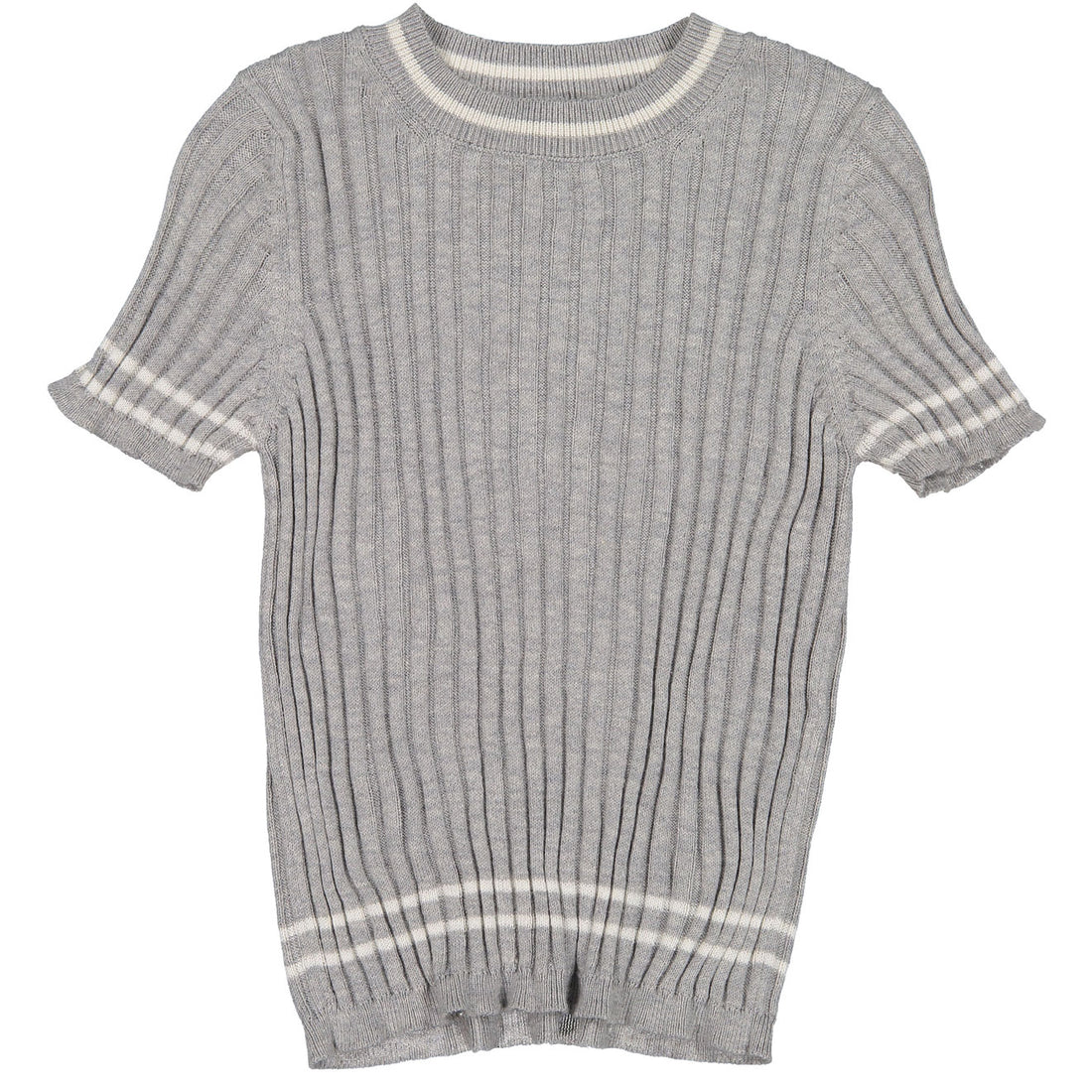 aymara Grey Melange/Ivory Aiko Sweater