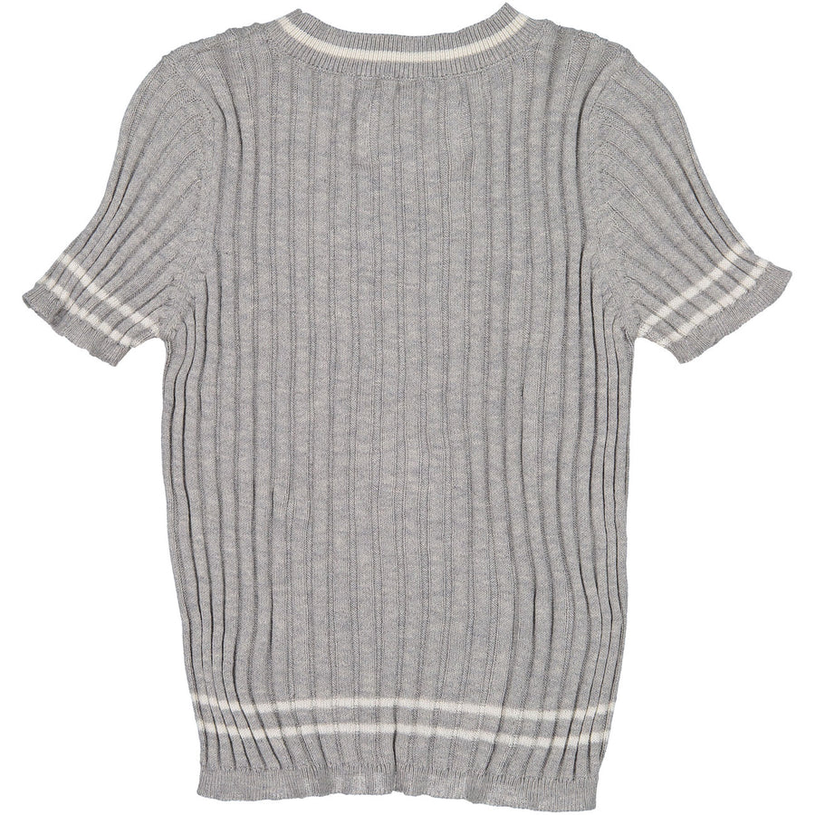 aymara Grey Melange/Ivory Aiko Sweater