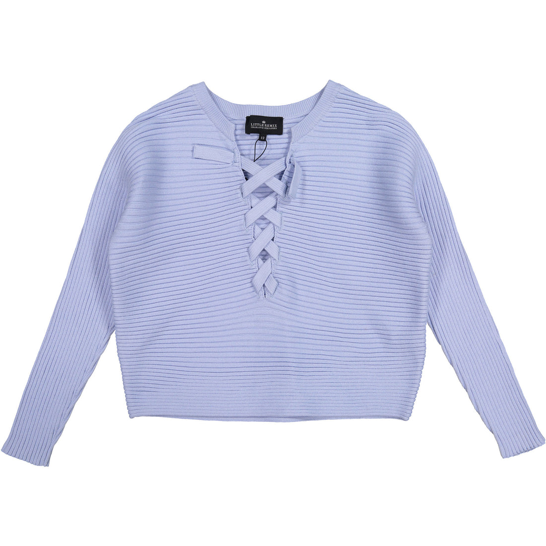Little Remix Pastel Blue Ribly String Sweater