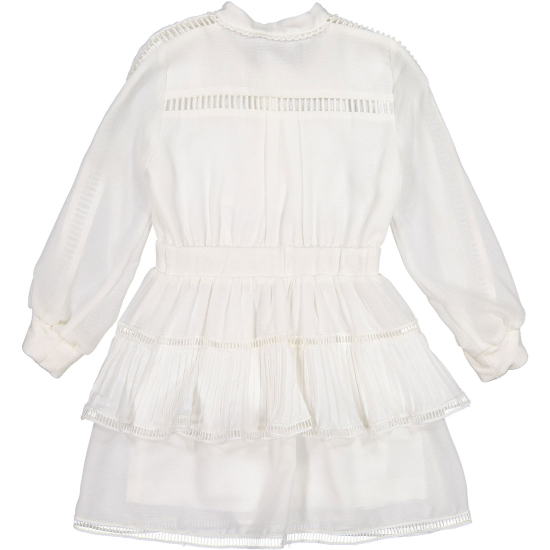 Little Remix Cream Lea Lace Shirtdress