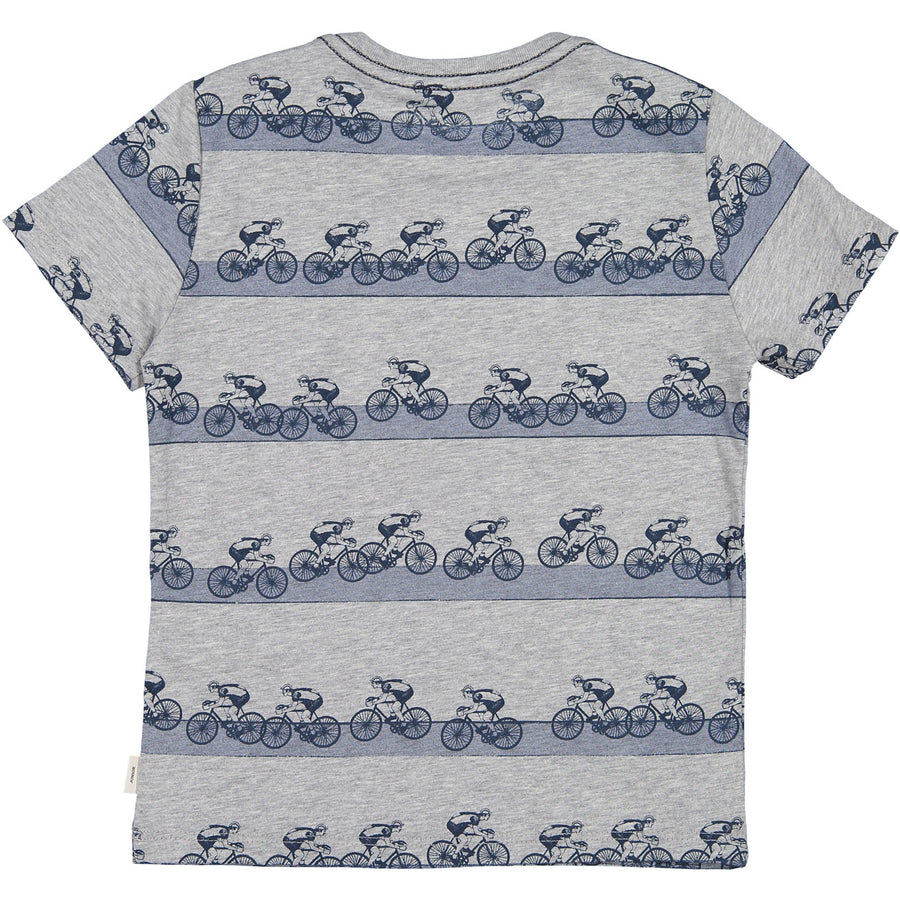 Paul Smith Junior Grey Bike Stripe Tee