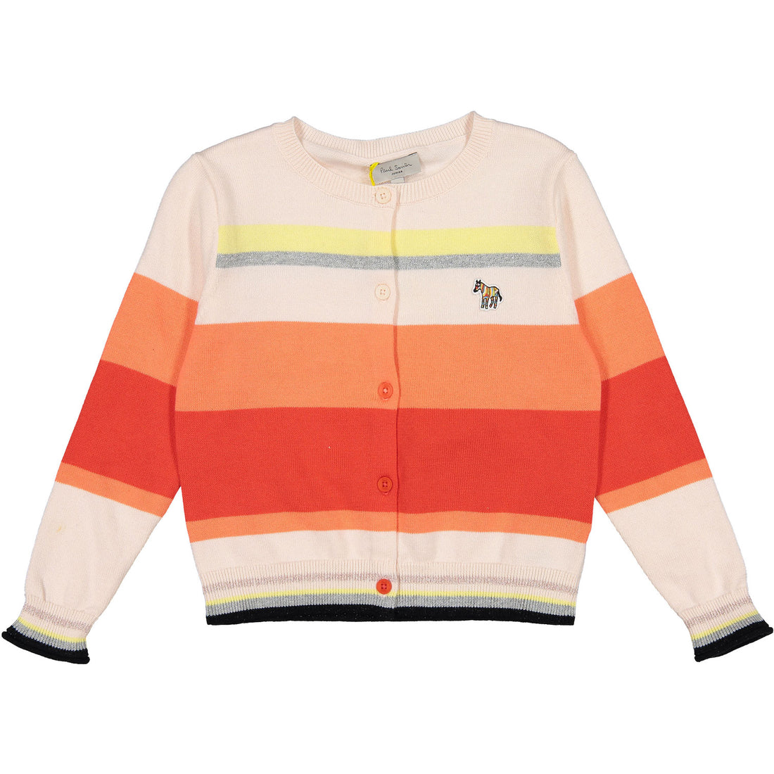 Paul Smith Junior Black/White Striped Cardigan