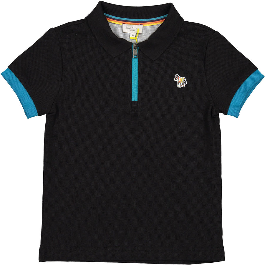 Paul Smith Junior Black Rossi Polo