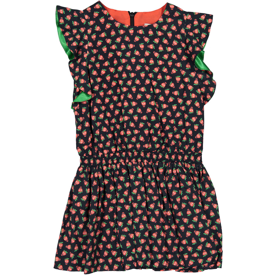 Paul Smith Junior Strawberry Skulls Waisted Dress