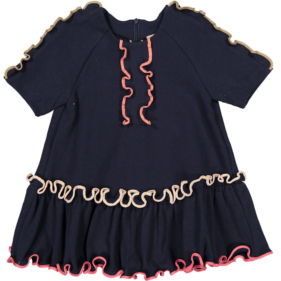 Roksanda Navy Tabia Dress