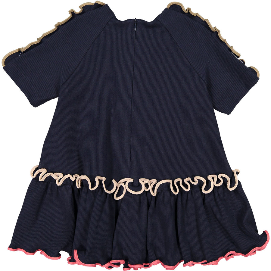 Roksanda Navy Tabia Dress