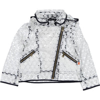 IKKS Translucent Star Print Jacket