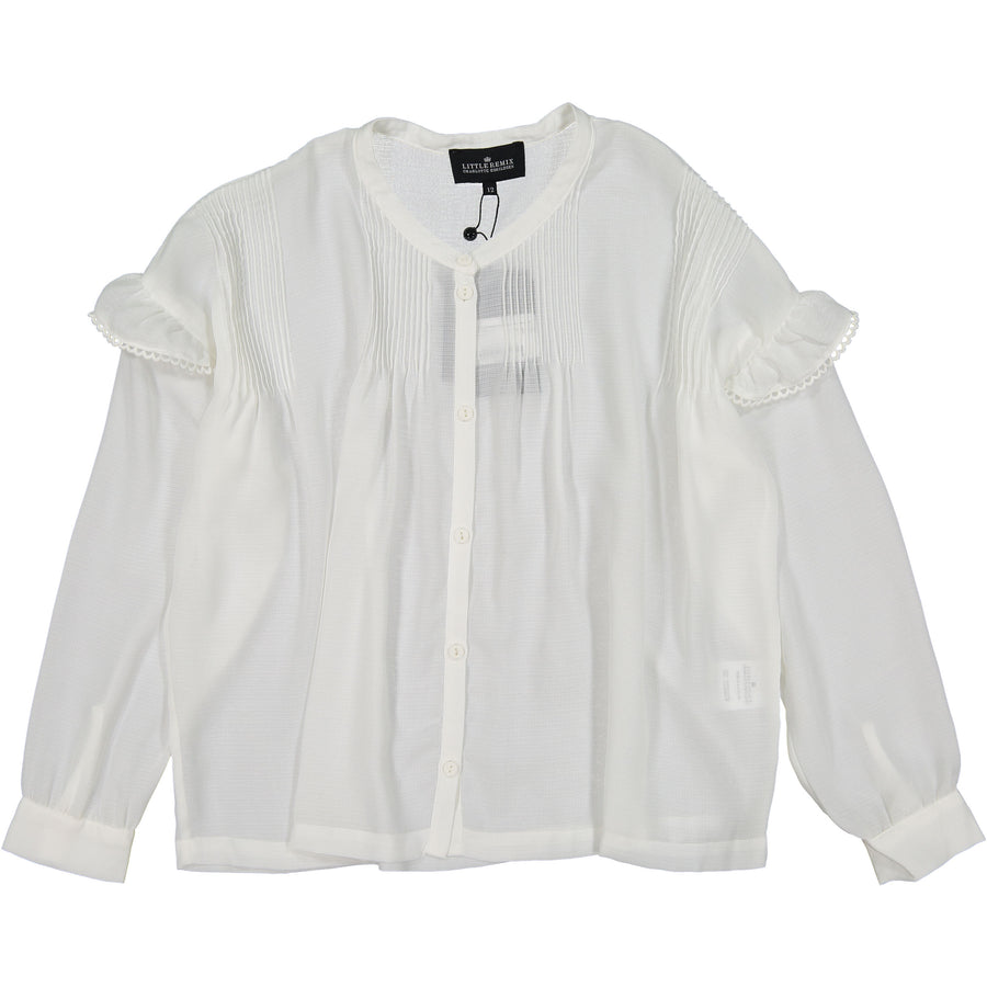 Little Remix Cream Lea Blouse