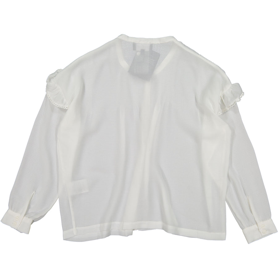 Little Remix Cream Lea Blouse