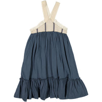 Belle Chiara Blue Long Overall Dress