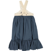 Belle Chiara Blue Long Overall Dress