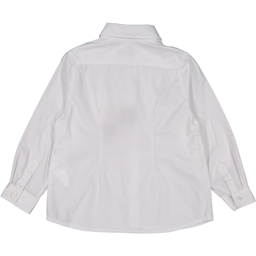 IKKS White Button Down With Bowtie