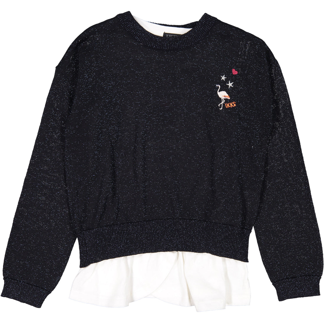 IKKS Navy Cardigan Sweater