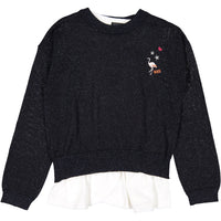 IKKS Navy Cardigan Sweater
