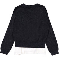 IKKS Navy Cardigan Sweater