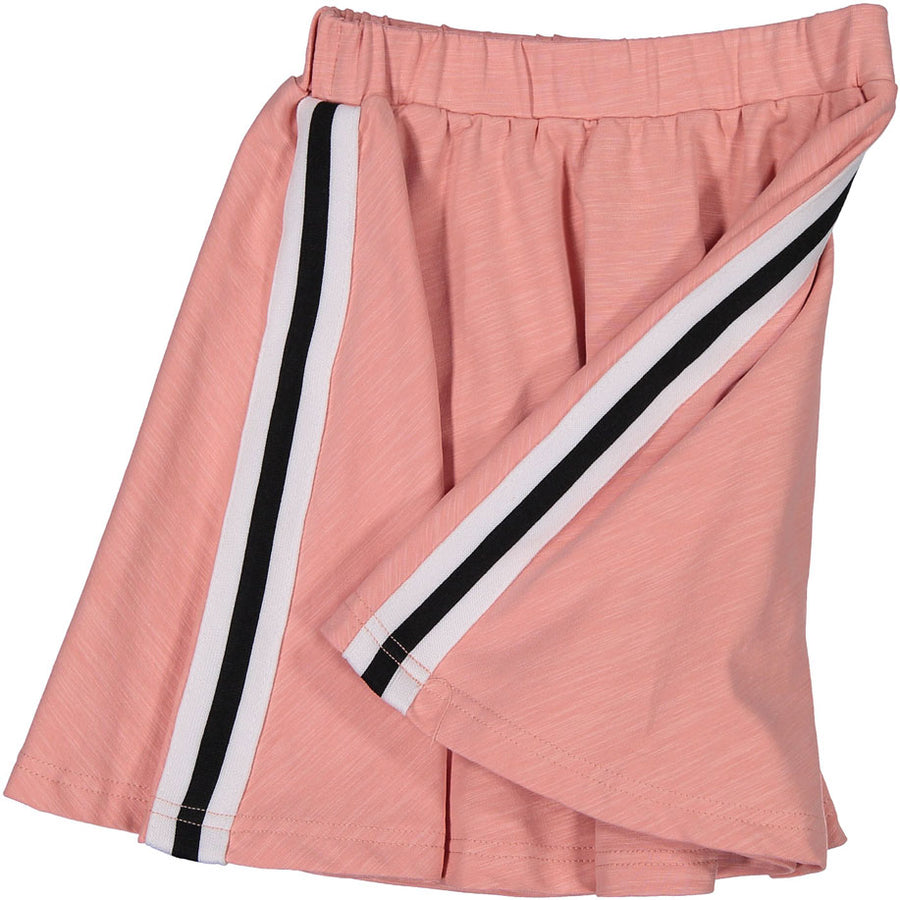 Ava and Lu Apricot Stripe Circle Skirt