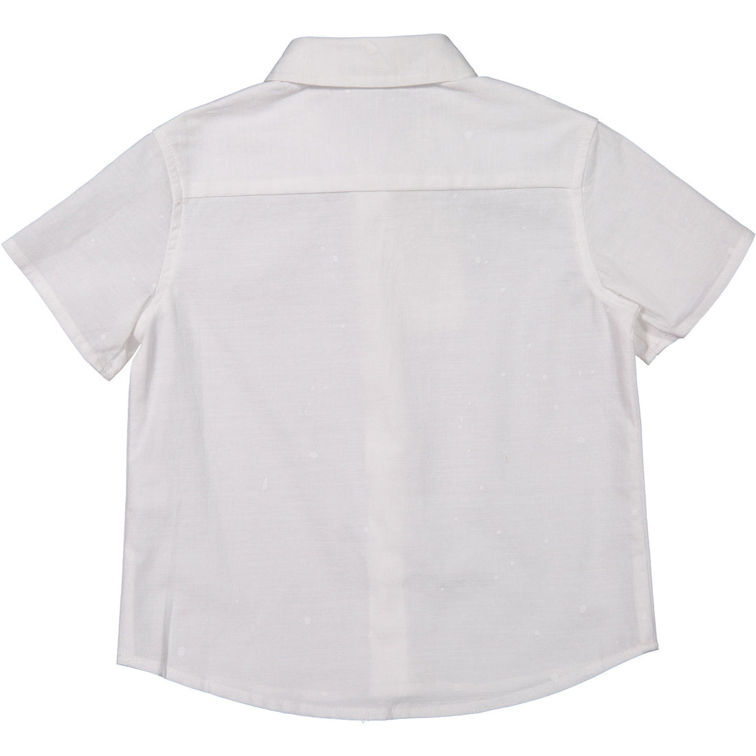 Boys & Arrows White Paint Splatter Short Sleeve Shirt