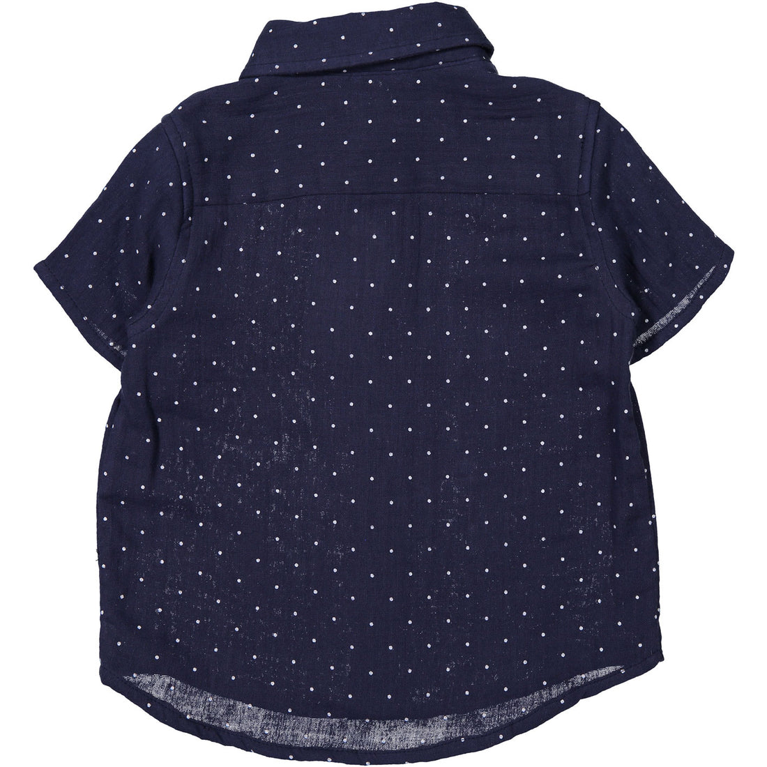 Boys & Arrows Navy Dot Short Sleeve Shirt