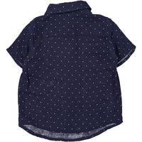 Boys & Arrows Navy Dot Short Sleeve Shirt