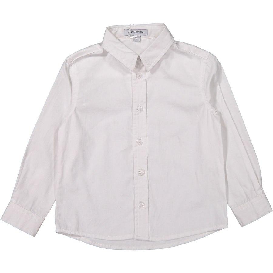 Boys & Arrows White Classic Long Sleeve Shirt