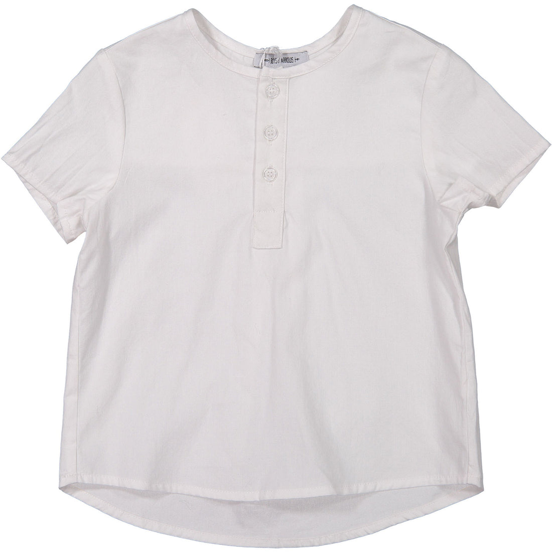 Boys & Arrows White Classic  Short Sleeve Tunic