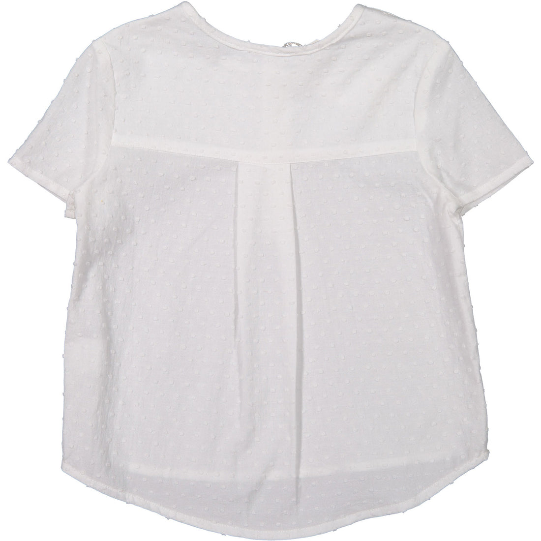Boys & Arrows Swiss Dot White Short Sleeve Tunic