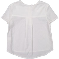 Boys & Arrows Swiss Dot White Short Sleeve Tunic