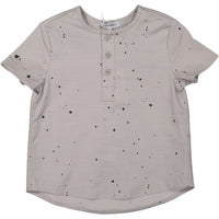 Boys & Arrows Grey Paint Splatter Short Sleeve Tunic