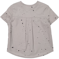 Boys & Arrows Grey Paint Splatter Short Sleeve Tunic