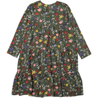 Ava and Lu Green Floral Chiffon Dress