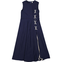 Ava and Lu Navy Asymmetrical Jumper