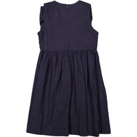 Ava and Lu Navy Burlap Dress