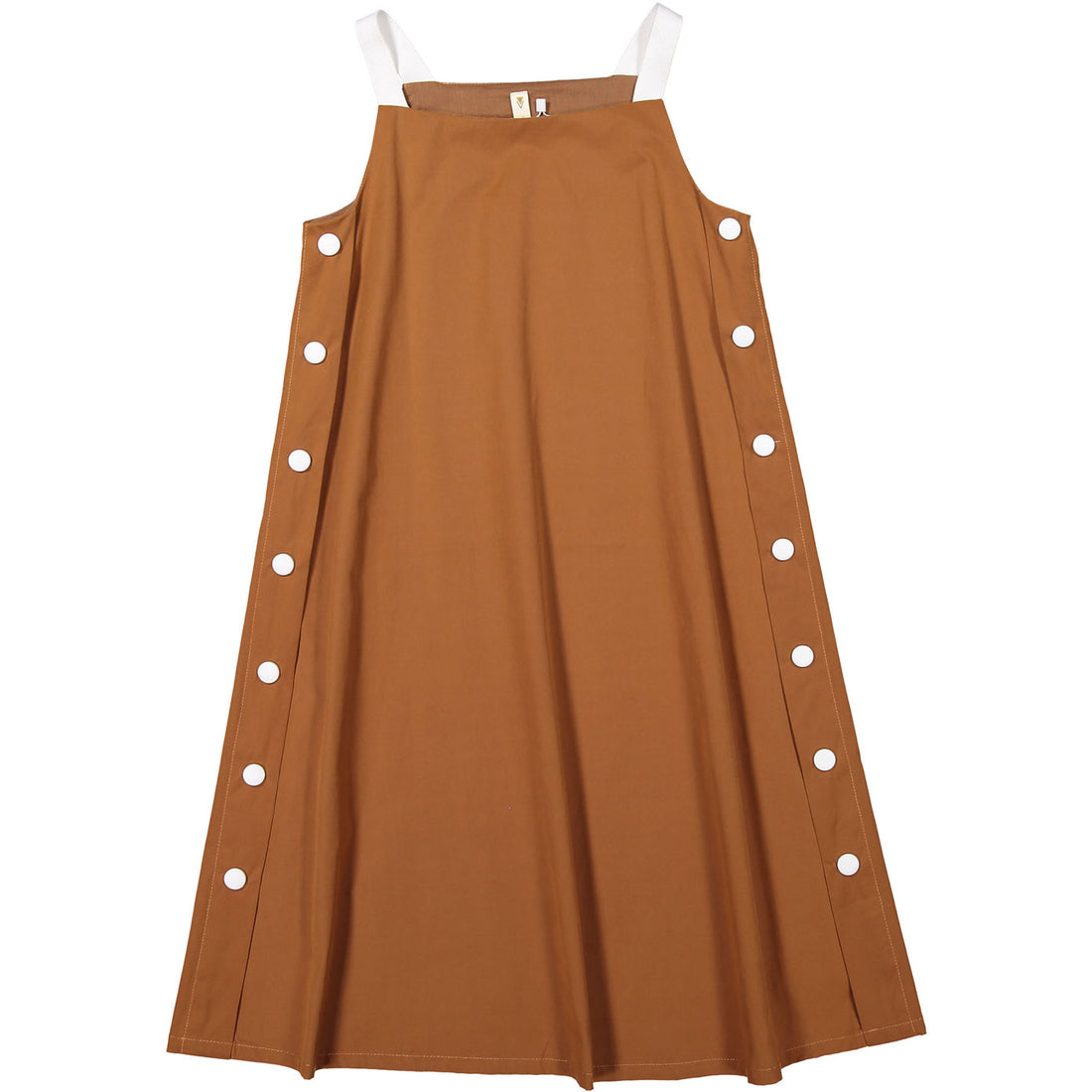 Ava and Lu Cognac Buttons Jumper