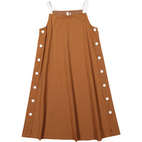 Ava and Lu Cognac Buttons Jumper
