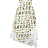 Ava and Lu Abstract Print Asymmetrical Dress