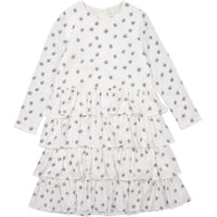 Ava and Lu Flower Print Crepe Layered Dress