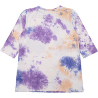 Ava and Lu Blue Tie Dye Tee