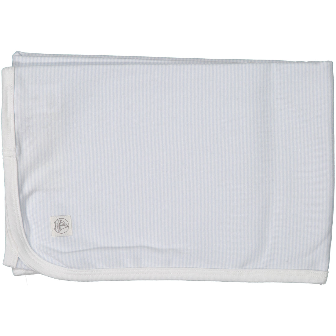 Petit Bateau Blue Striped Baby Blanket