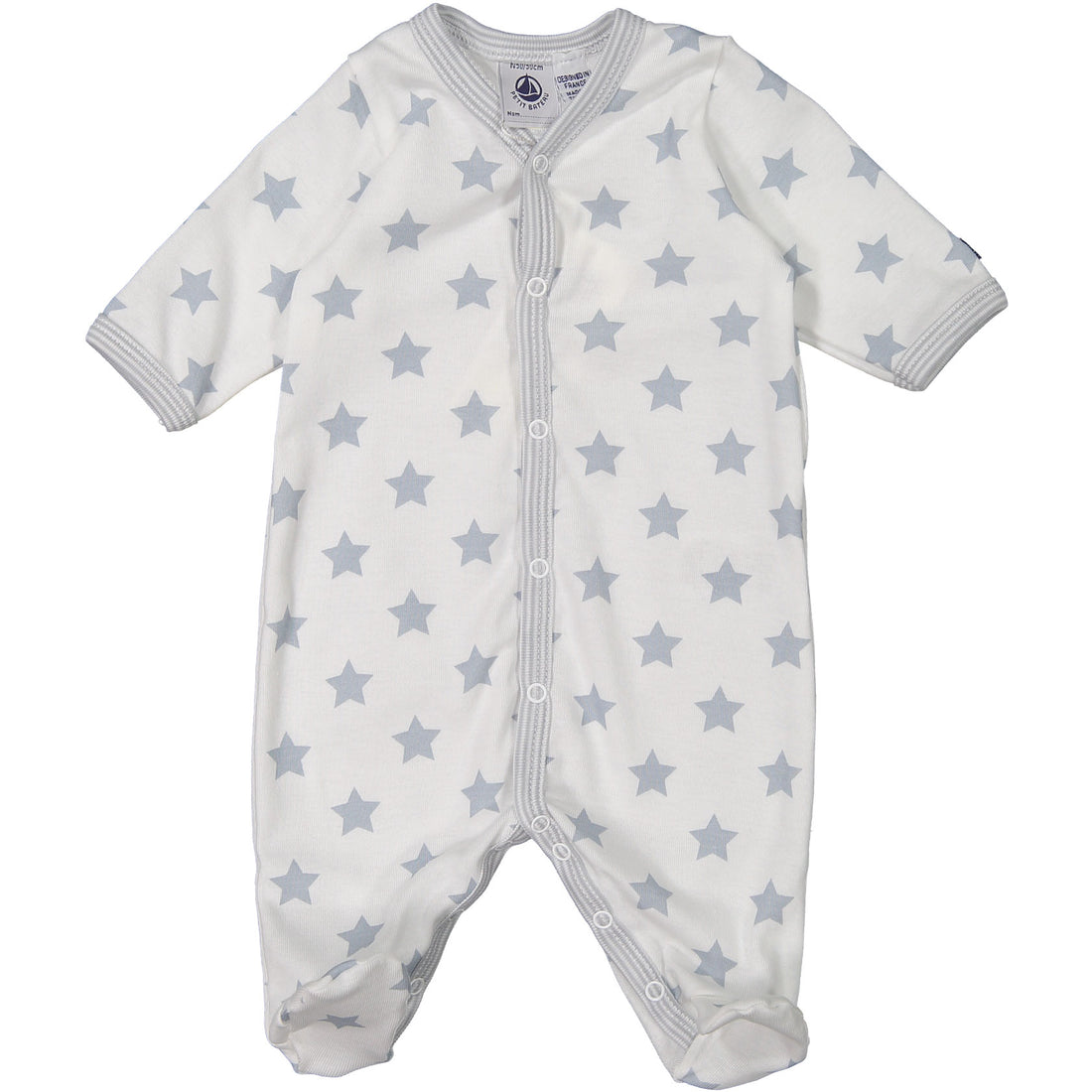 Petit Bateau Grey Star Footie