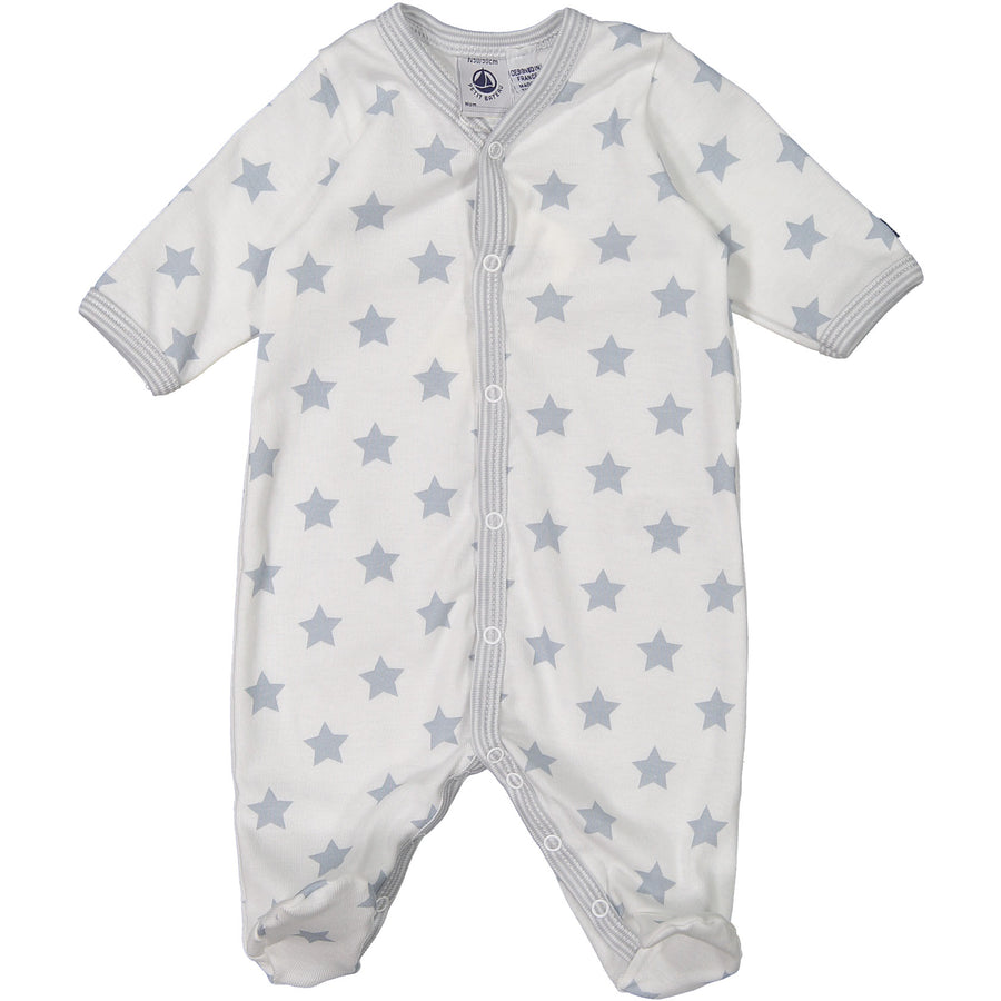 Petit Bateau Grey Star Footie