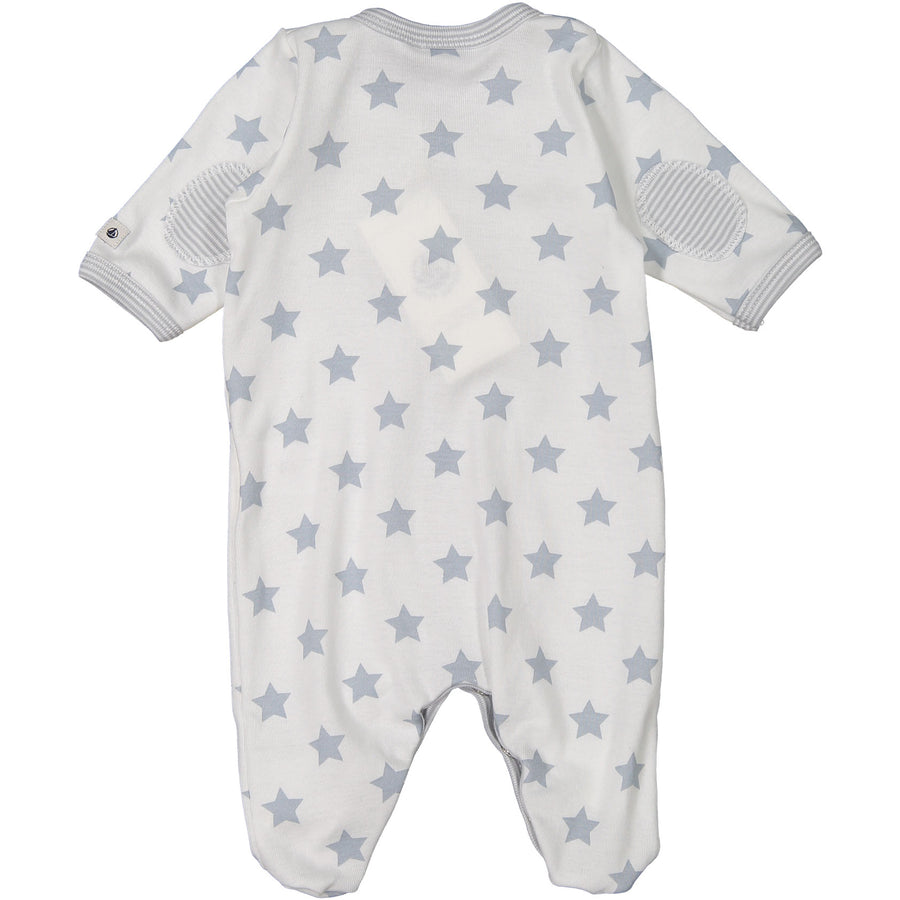 Petit Bateau Grey Star Footie
