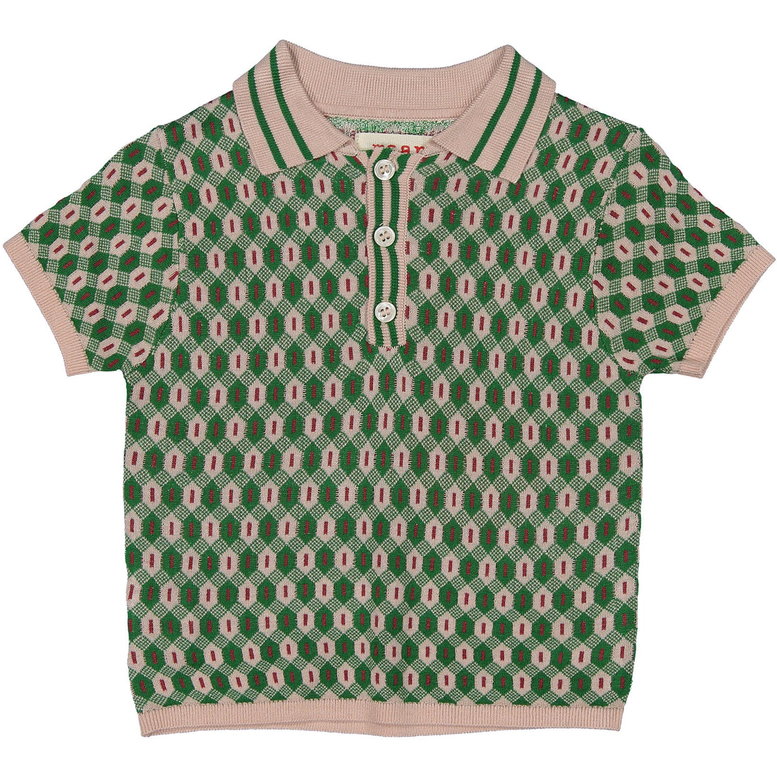 Maan Skin Jacquard Knit Polo
