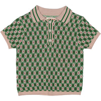 Maan Skin Jacquard Knit Polo