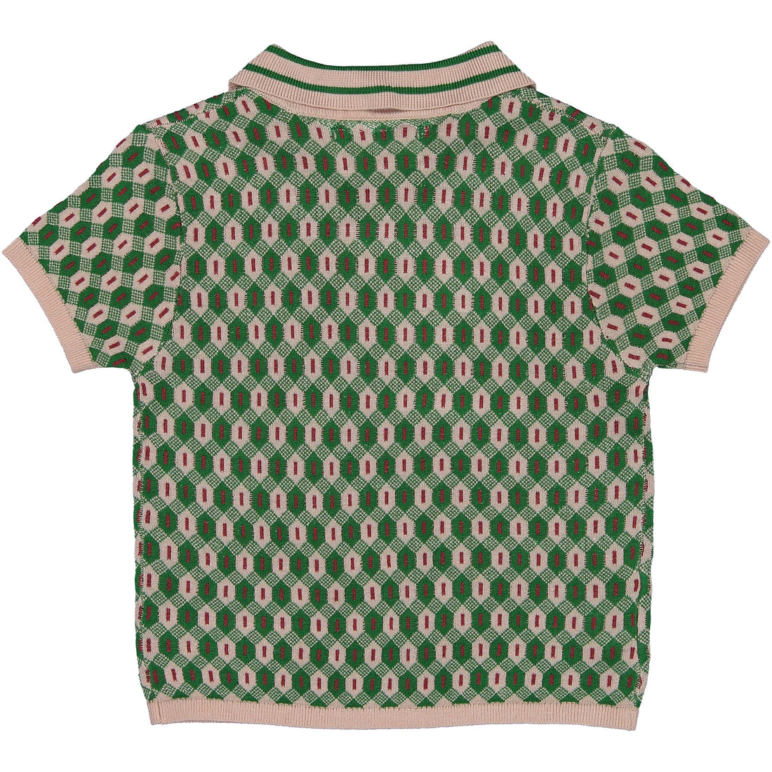 Maan Skin Jacquard Knit Polo